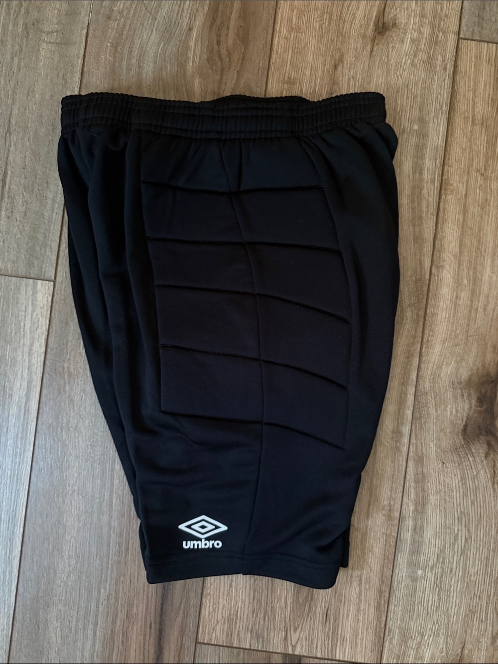 Umbro Black Youth XL Padded Goalie Shorts